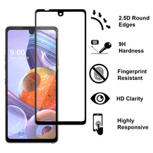 Load image into Gallery viewer, LG Stylo 6 Clear Liquid Glitter Case -  Full Body Tough Military Grade Shockproof Phone Cover
