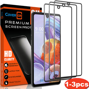 LG Stylo 6 Tempered Glass Screen Protector - InvisiGuard Series (1-3 Piece)