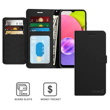 Load image into Gallery viewer, Samsung Galaxy A03s Wallet Case - RFID Blocking Leather Folio Phone Pouch - CarryALL Series
