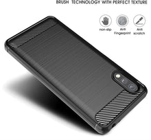 Load image into Gallery viewer, Sony Xperia Ace 2 Slim Soft Flexible Carbon Fiber Brush Metal Style TPU Case
