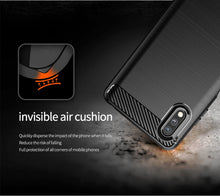 Load image into Gallery viewer, Sony Xperia Ace 2 Slim Soft Flexible Carbon Fiber Brush Metal Style TPU Case
