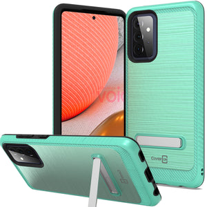 Samsung Galaxy A72 Case - Metal Kickstand Hybrid Phone Cover - SleekStand Series