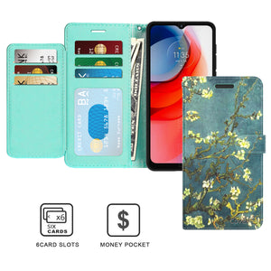 Motorola Moto G Play 2021 Wallet Case - RFID Blocking Leather Folio Phone Pouch - CarryALL Series