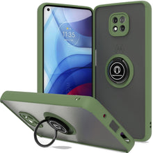 Load image into Gallery viewer, Motorola Moto G Power 2021 Case - Clear Tinted Metal Ring Phone Cover - Dynamic Series
