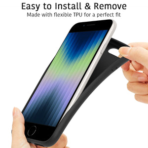 Apple iPhone SE 2022 / SE 2020 / 8 Case - Slim TPU Silicone Phone Cover Skin