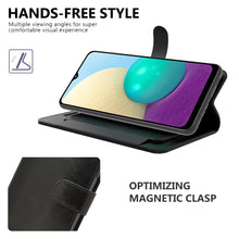 Load image into Gallery viewer, Samsung Galaxy A02 / Galaxy M02 Wallet Case - RFID Blocking Leather Folio Phone Pouch - CarryALL Series
