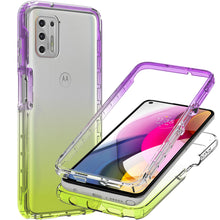 Load image into Gallery viewer, Motorola Moto G Stylus 2021 Clear Case Full Body Colorful Phone Cover - Gradient Series
