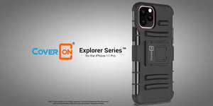 iPhone 11 Pro Holster Case - Hybrid Case with Belt Clip - Explorer Series