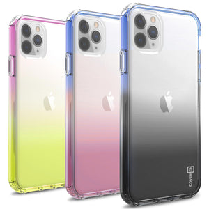 iPhone 11 Pro Clear Case - Full Body Colorful Phone Cover - Gradient Series