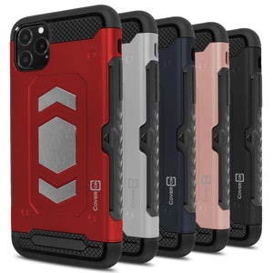 iPhone 11 Pro Max Card Case with Metal Plate - Metal Series
