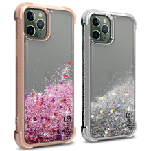 Load image into Gallery viewer, iPhone 11 Pro Max Case - Liquid Glitter TPU Phone Cover - Sparkle Series
