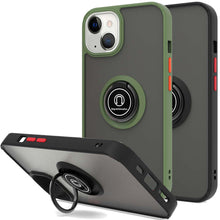 Load image into Gallery viewer, Apple iPhone 13 Case - Clear Tinted Metal Ring Phone Cover - Dynamic Series
