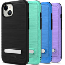 Load image into Gallery viewer, Apple iPhone 13 Mini Case - Metal Kickstand Hybrid Phone Cover - SleekStand Series
