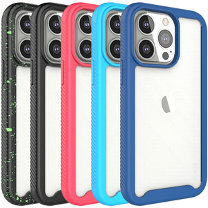 Apple iPhone 13 Pro Max Case - Heavy Duty Shockproof Clear Phone Cover - EOS Series
