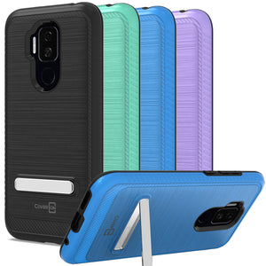 Cricket Influence / AT&T Maestro Plus Case - Metal Kickstand Hybrid Phone Cover - SleekStand Series