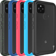 Load image into Gallery viewer, Google Pixel 5 Case - Heavy Duty Shockproof Clear Phone Cover - EOS Series
