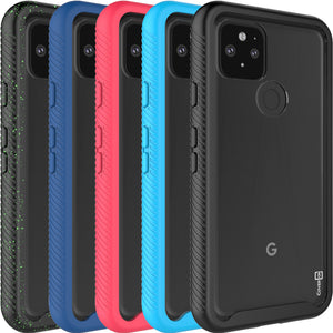 Google Pixel 5 Case - Heavy Duty Shockproof Clear Phone Cover - EOS Series
