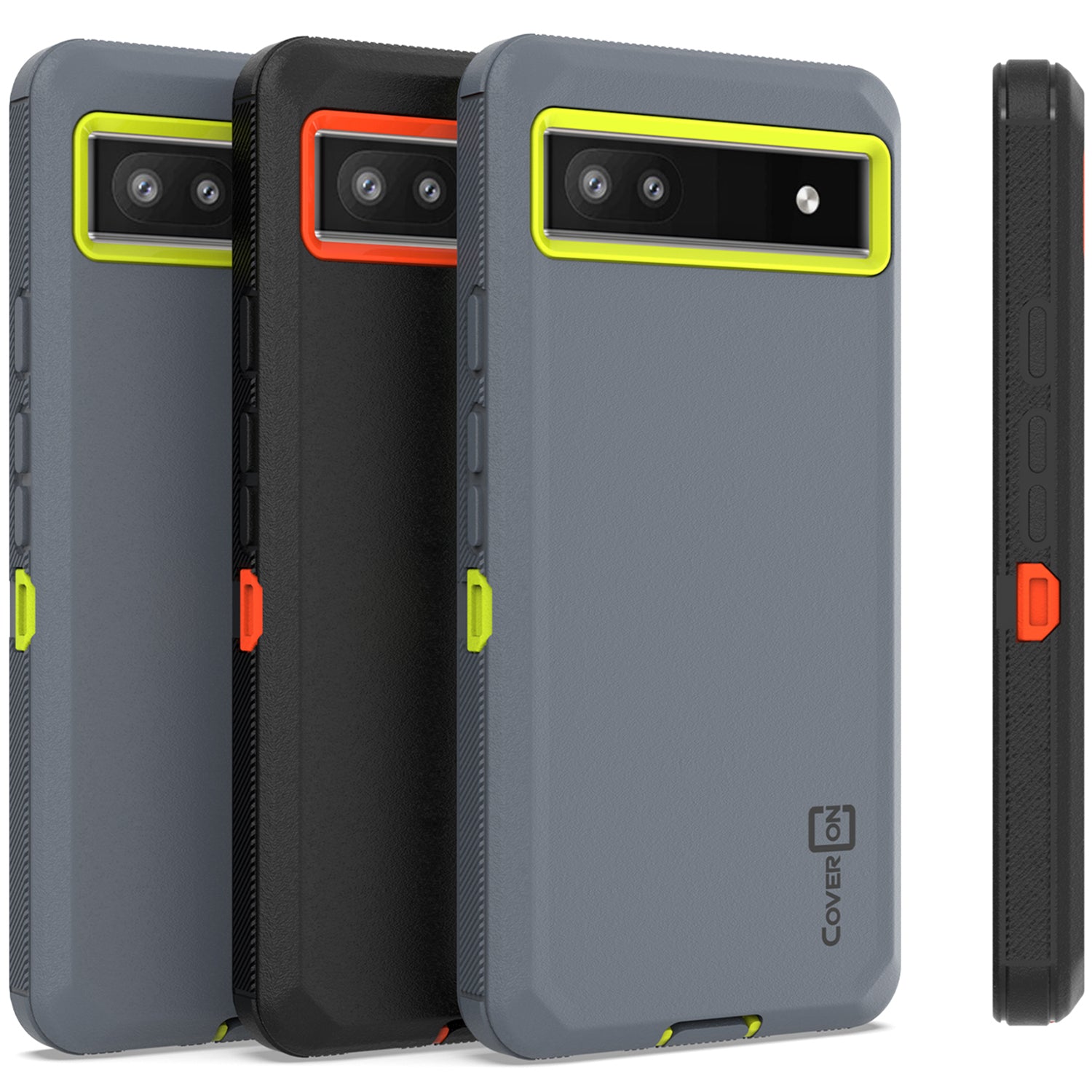 HONLEN Custodia per Google Pixel 7A Case, (6.1 Inches) Trasparente Sfumato TPU Silicone Progettata, 4 Angoli rinforzati Case
