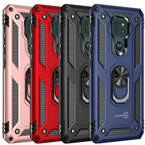 Motorola Moto E7 Case with Metal Ring - Resistor Series