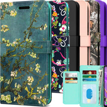 Load image into Gallery viewer, Motorola Moto Edge Wallet Case - RFID Blocking Leather Folio Phone Pouch - CarryALL Series
