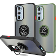 Load image into Gallery viewer, Motorola Edge Plus 2022/ Moto Edge+ (2022)/Edge 30 Pro/Edge 30X Case Clear Back Metal Ring Phone Cover
