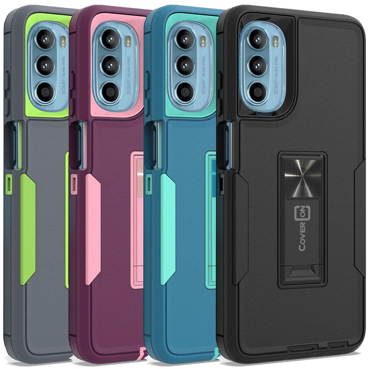 Caseswill® Rugged Case + Screen Protector For Motorola Moto G Power (2022) – Shockproof