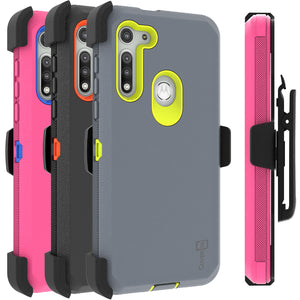 Motorola Moto G Fast Holster Case - Heavy Duty Shockproof Case with Belt Clip