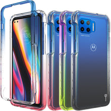Load image into Gallery viewer, Motorola Moto G 5G Plus / Moto One 5G Clear Case Full Body Colorful Phone Cover - Gradient Series
