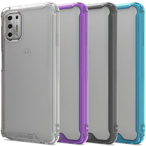 Motorola Moto G Stylus 2021 Clear Case Hard Slim Protective Phone Cover - Pure View Series