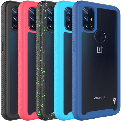 Custodia OnePlus Nord N10 5G PIXFAB In Fibra Di Carbonio + Vetro Temperato 9H Incluso (Nero/Blu/Rosso/Grigio) - Foto 3
