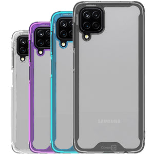 Samsung Galaxy A12 Clear Case Hard Slim Protective Phone Cover - Pure View Series