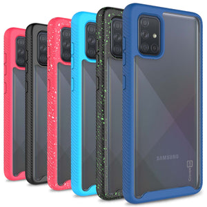 Samsung Galaxy A71 Case - Heavy Duty Shockproof Clear Phone Cover - EOS Series