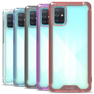 Samsung Galaxy A71 Clear Case Hard Slim Protective Phone Cover - Pure View Series