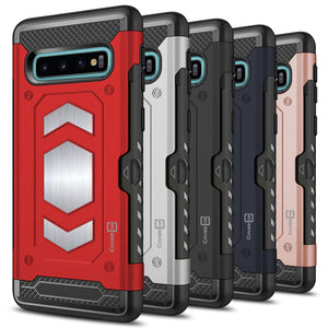 Samsung Galaxy S10 Card Case with Metal Plate - Metal Series