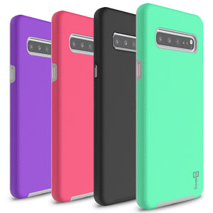 Samsung Galaxy S10 5G Case Protective Hybrid Phone Cover - Rugged Series