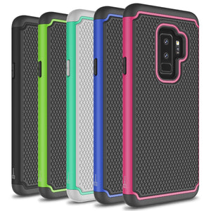 Samsung Galaxy S9 Plus Case - Heavy Duty Protective Hybrid Phone Cover - HexaGuard Series