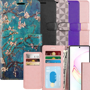 Samsung Galaxy S10 Lite / Galaxy A91 Wallet Case - RFID Blocking Leather Folio Phone Pouch - CarryALL Series
