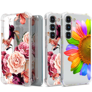 Samsung Galaxy S23+ Plus Slim Case Transparent Clear TPU Design Phone Cover