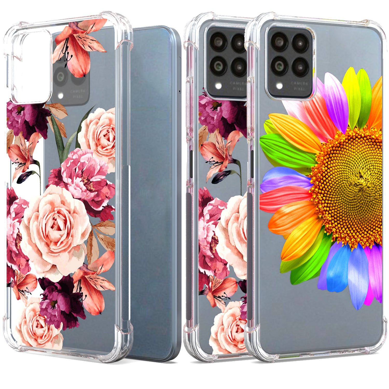 HualuBro Custodia Portafoglio Per Telekom T Phone PRO 5G / T-Mobile Revvl 6 PRO 5G – Pelle PU Rossa, Magnetica, Stand E Slot Carte - 5