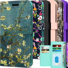 Load image into Gallery viewer, Apple iPhone 13 Pro Wallet Case - RFID Blocking Leather Folio Phone Pouch - CarryALL Series
