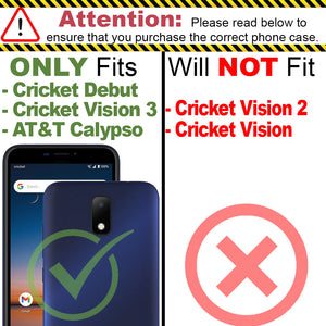 AT&T Calypso / Cricket Debut / Cricket Vision 3 Tempered Glass Screen Protector - InvisiGuard Series (1-3 Piece)