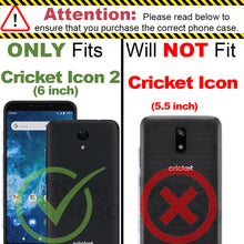 Load image into Gallery viewer, Cricket Icon 2 Case - Metal Kickstand Hybrid Phone Cover - SleekStand Series
