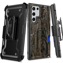 Load image into Gallery viewer, Samsung Galaxy S22 5G Case Holster Belt Clip Phone Cover w/ Card Holder &amp; Kick Stand
