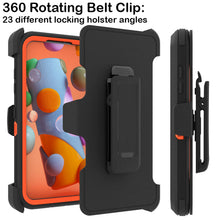 Load image into Gallery viewer, LG Phoenix 5 / Fortune 3 Holster Case - Heavy Duty Shockproof Case with Belt Clip
