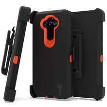 Load image into Gallery viewer, LG Phoenix 5 / Fortune 3 Holster Case - Heavy Duty Shockproof Case with Belt Clip
