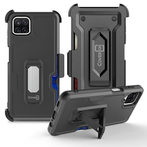Boost Mobile Celero 5G Case - Heavy Duty Shockproof Holster Belt Clip Case