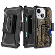 Load image into Gallery viewer, Apple iPhone 14 Plus Case Holster Belt Clip Phone Cover w/ Card Holder &amp; Kick Stand
