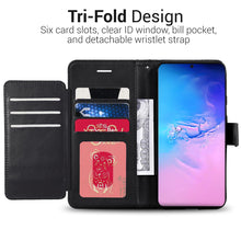 Load image into Gallery viewer, Samsung Galaxy S20 Ultra Wallet Case - RFID Blocking Leather Folio Phone Pouch - CarryALL Series
