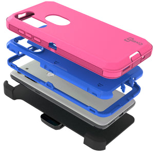 Motorola Moto G Fast Holster Case - Heavy Duty Shockproof Case with Belt Clip