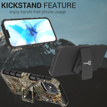 Load image into Gallery viewer, Apple iPhone 12 / iPhone 12 Pro Holster Case - Hybrid Case with Belt Clip - Explorer Series
